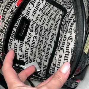 Juicy Couture | Bags | Juicy Couture Black Beige Heart  display picture 1
